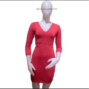 Pink Bareback Pencil skirt